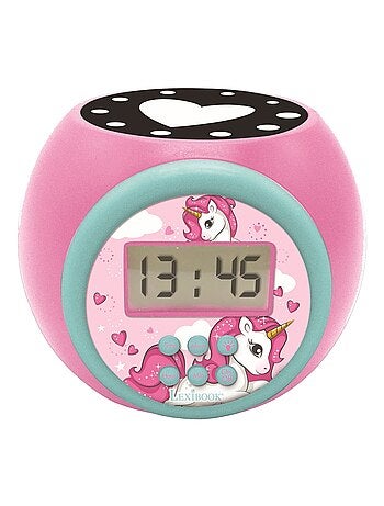 Reloj despertador con proyector Unicornio y temporizador