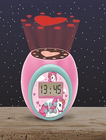 Reloj despertador con proyector Unicornio y temporizador