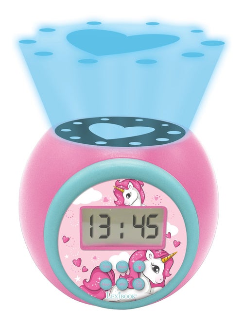 Reloj despertador con proyector Unicornio y temporizador - Kiabi