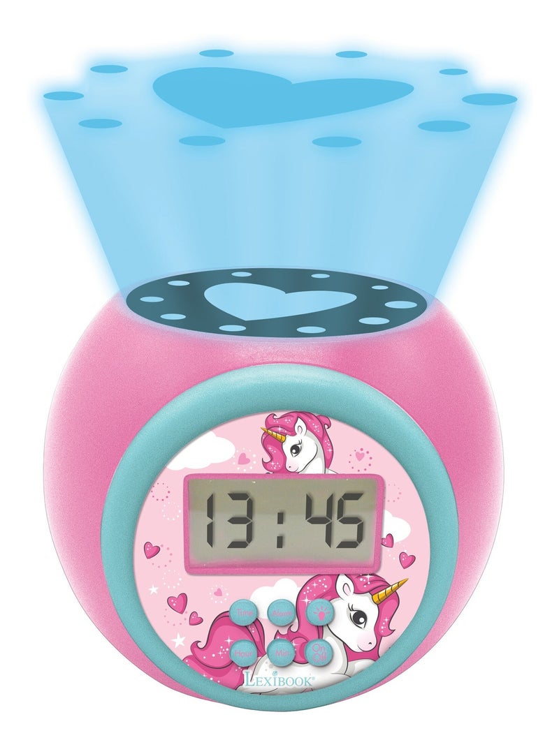 Reloj despertador con proyector Unicornio y temporizador Rosa - Kiabi