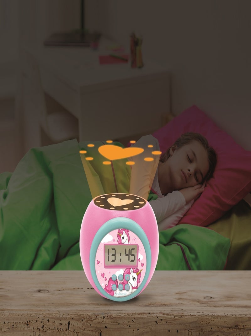 Reloj despertador con proyector Unicornio y temporizador Rosa - Kiabi