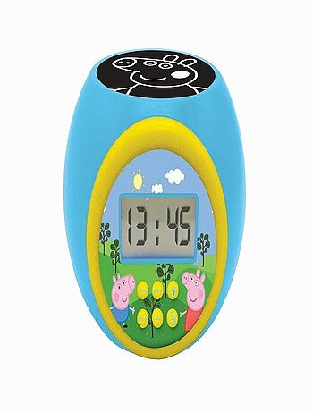 Reloj despertador con proyector y temporizador Peppa Pig