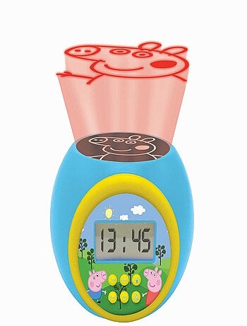 Reloj despertador con proyector y temporizador Peppa Pig