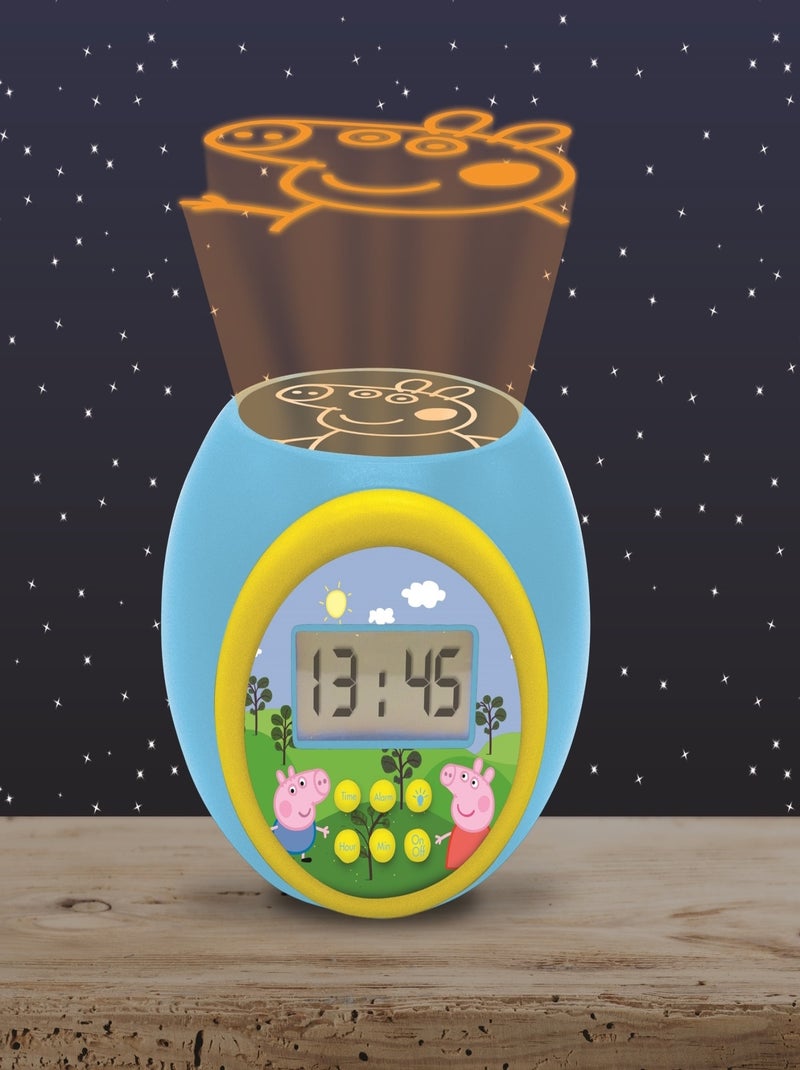Reloj despertador con proyector y temporizador Peppa Pig Azul - Kiabi