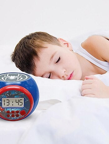 Reloj despertador con proyector y temporizador Spider Man