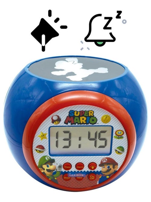 Reloj despertador con proyector y temporizador Super Mario - Kiabi