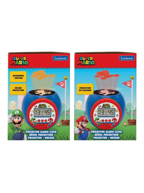 Reloj despertador con proyector y temporizador Super Mario - Kiabi