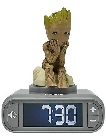 Reloj despertador Groot Nighlight con sonidos