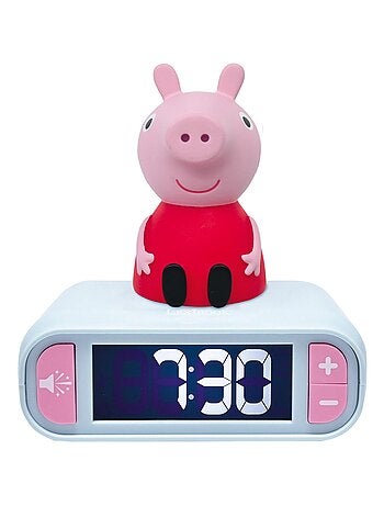 Reloj despertador Peppa Pig Nighlight con sonidos