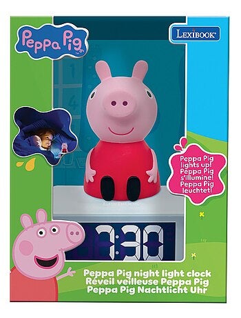 Reloj despertador Peppa Pig Nighlight con sonidos