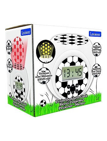 Reloj despertador proyector edici?n f?tbol con temporizador