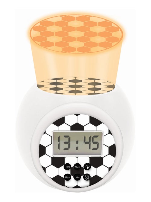 Reloj despertador proyector edici?n f?tbol con temporizador - Kiabi