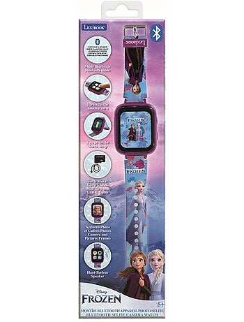 Reloj digital con cámara bluetooth frozen con tarjeta de memoria de 8 gb