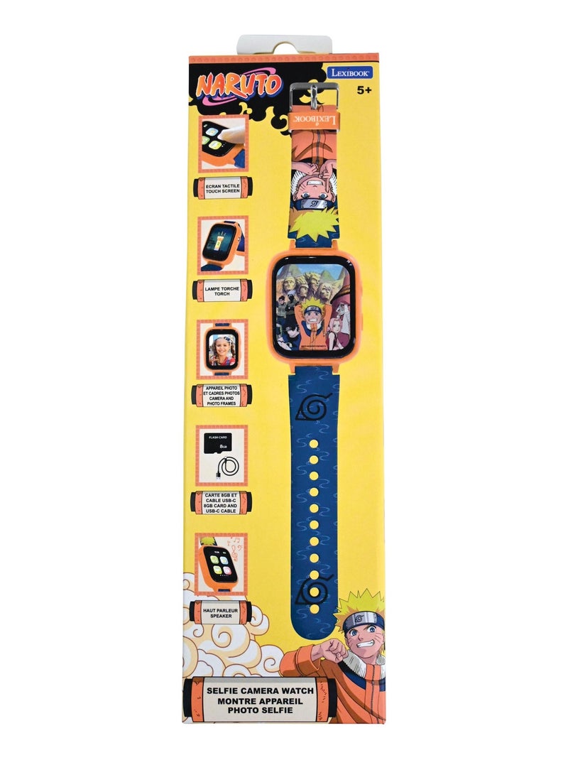 Reloj digital con cámara Naruto y tarjeta de memoria de 8 GB Naranja - Kiabi