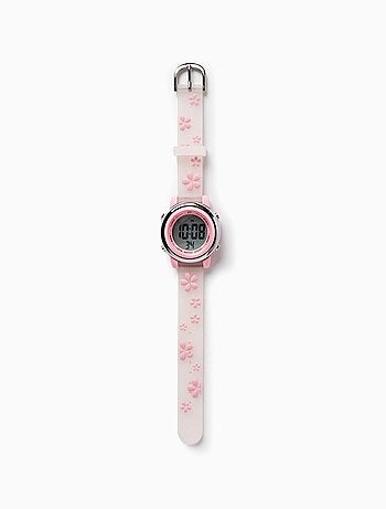 Reloj digital flores