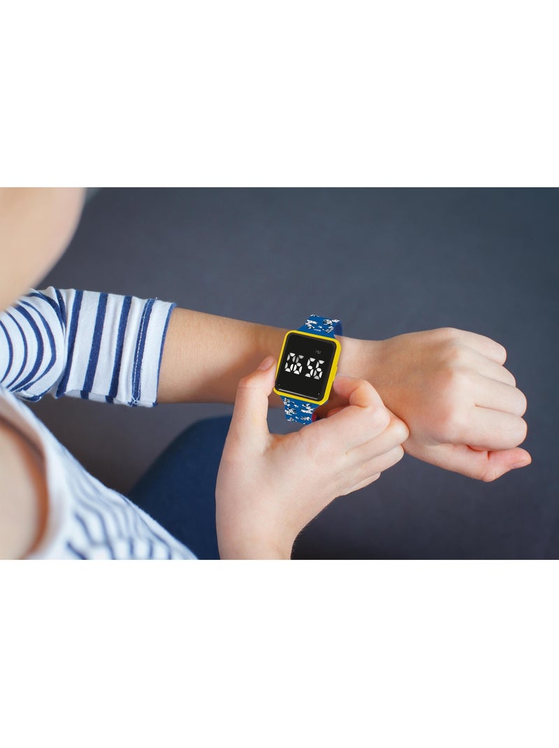 Reloj digital LED Ast?rix Azul - Kiabi