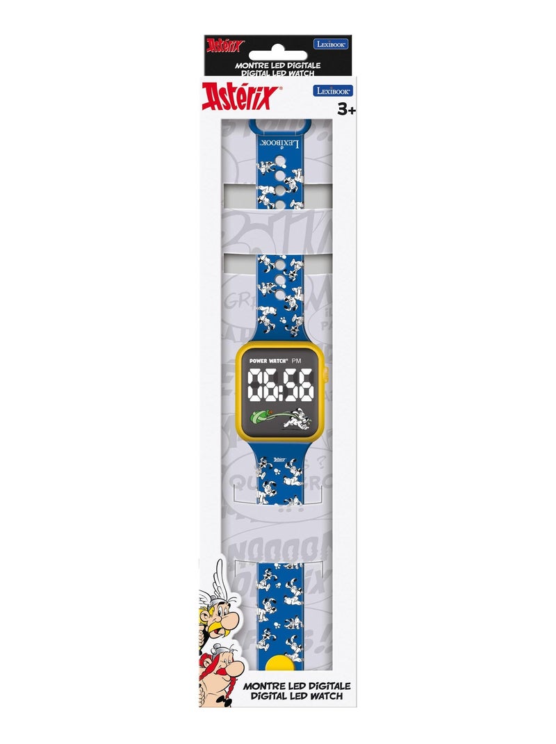 Reloj digital LED Ast?rix Azul - Kiabi