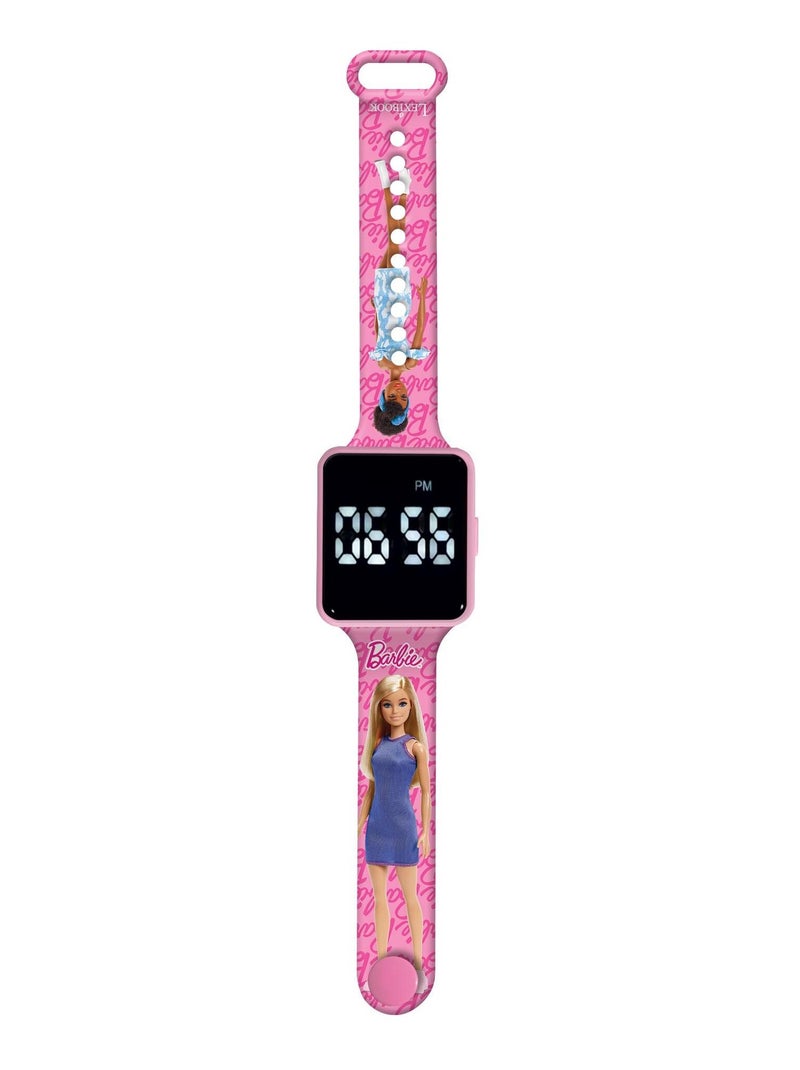 Reloj digital LED Barbie Rosa - Kiabi