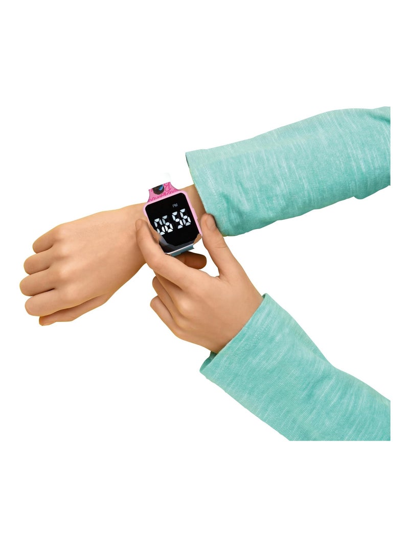 Reloj digital LED Barbie Rosa - Kiabi