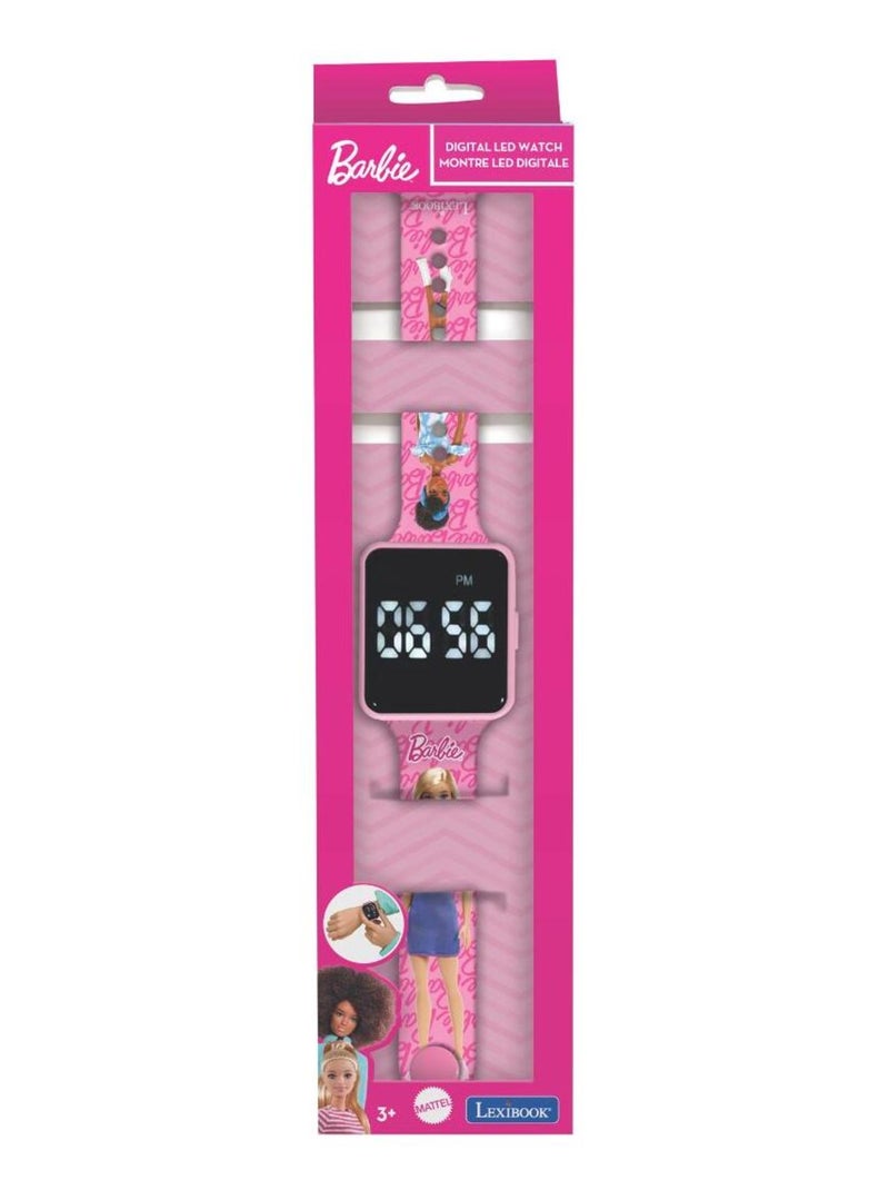 Reloj digital LED Barbie Rosa - Kiabi