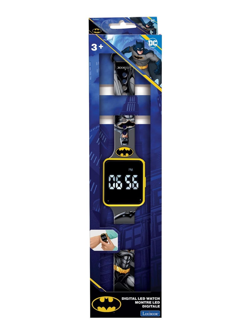 Reloj digital LED Batman Negro - Kiabi