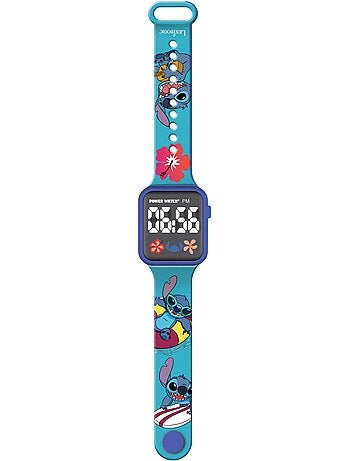 Reloj digital LED Disney Stitch para niños