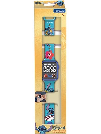 Reloj digital LED Disney Stitch para niños