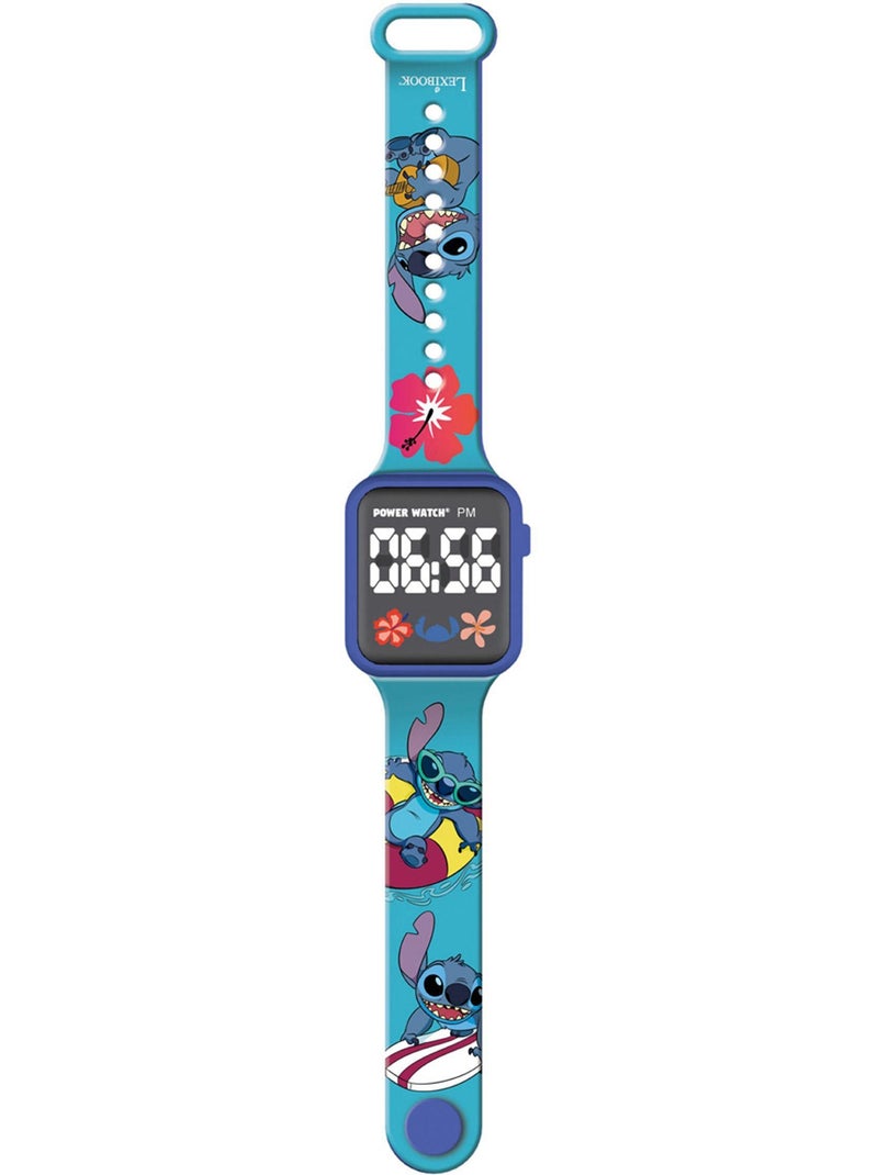 Reloj digital LED Disney Stitch para niños Azul - Kiabi