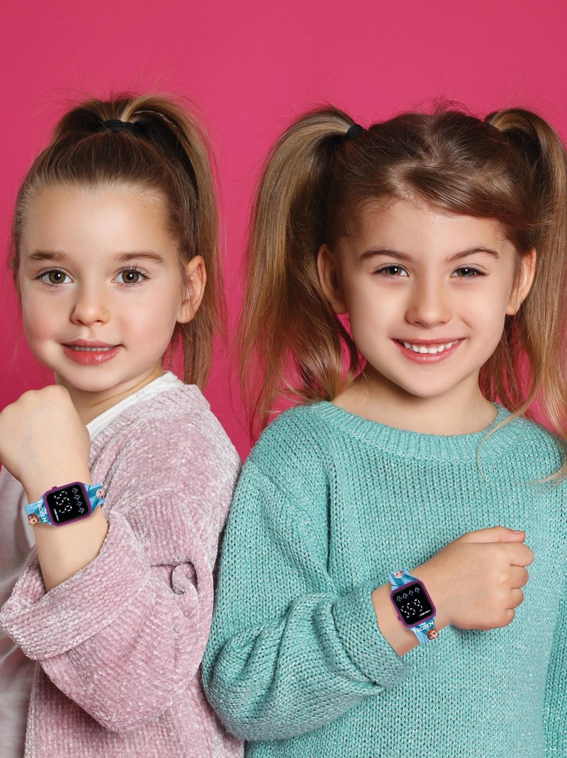 Reloj digital LED Frozen Azul - Kiabi