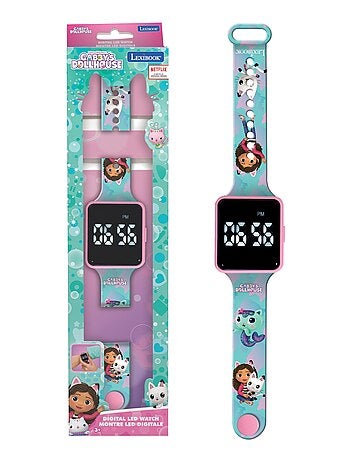 Reloj digital LED Gabby's Dollhouse