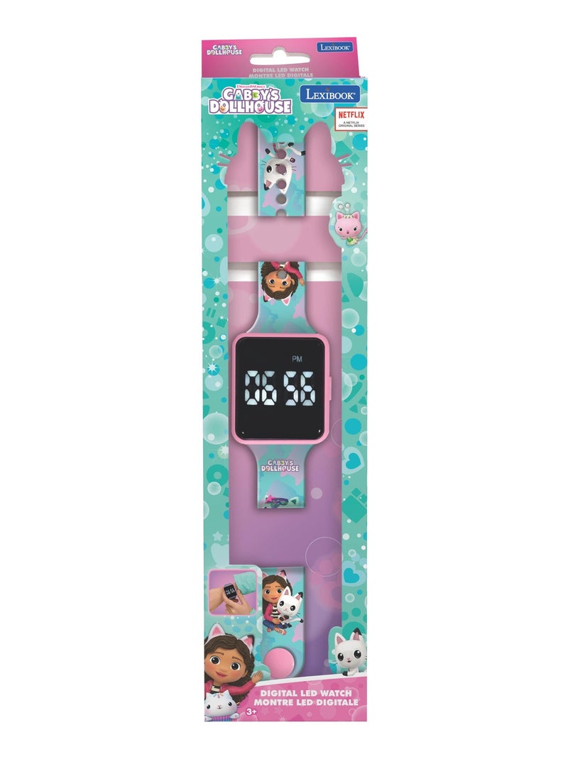 Reloj digital LED Gabby's Dollhouse Azul - Kiabi