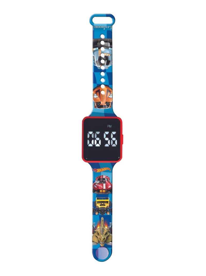 Reloj digital LED Hot Wheels Azul - Kiabi