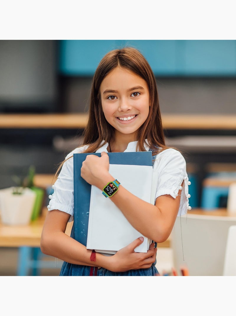 Reloj digital LED juguete Story Azul - Kiabi