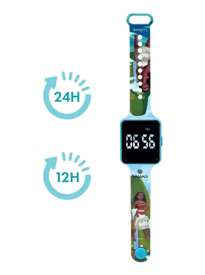 Reloj digital LED Moana Azul - Kiabi