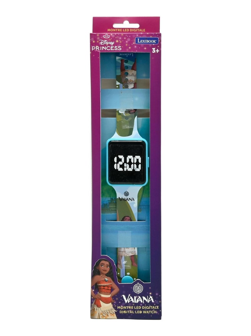 Reloj digital LED Moana Azul - Kiabi