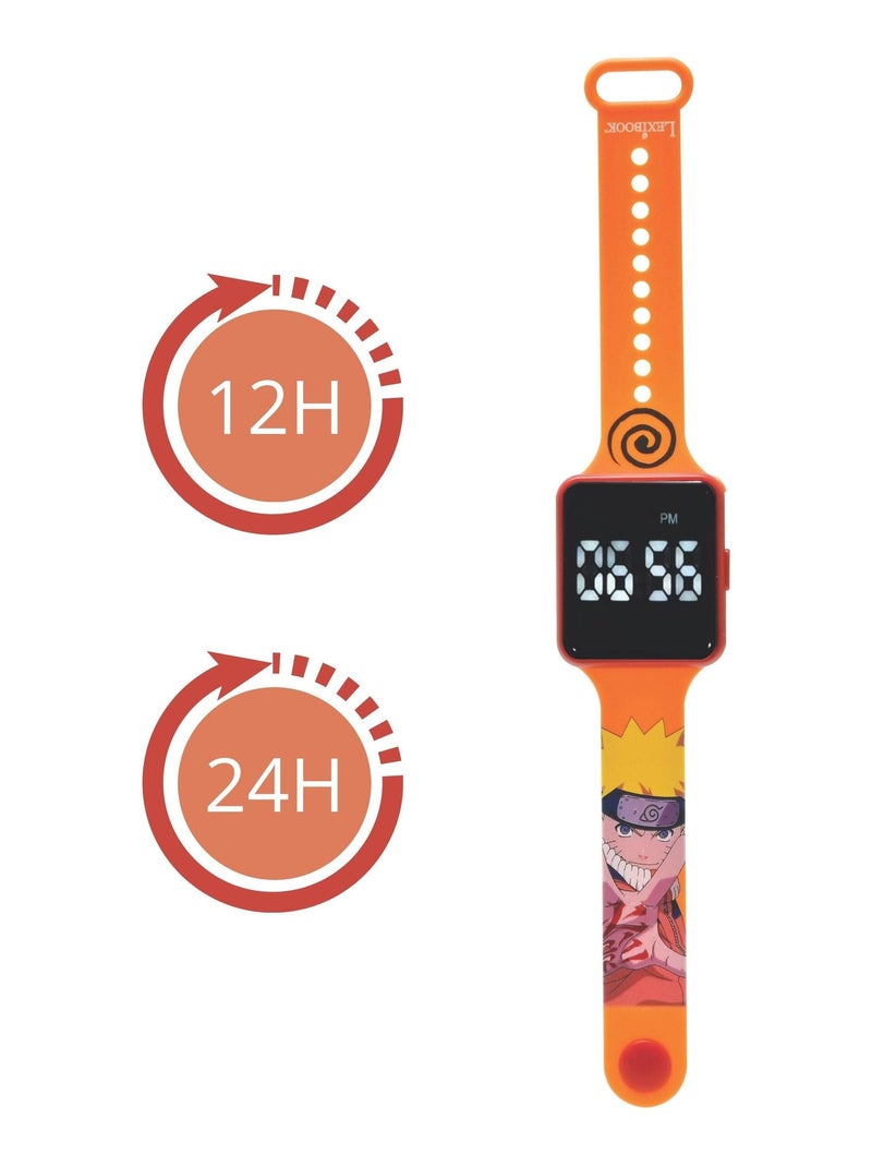 Reloj digital LED Naruto Naranja - Kiabi