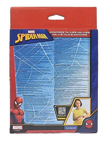 Reloj digital SpiderMan con función Walkie Talkies, distancia hasta 200m