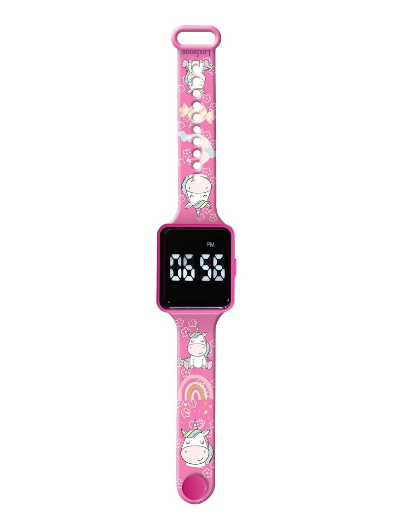 Reloj digital Unicorn LED Rosa - Kiabi