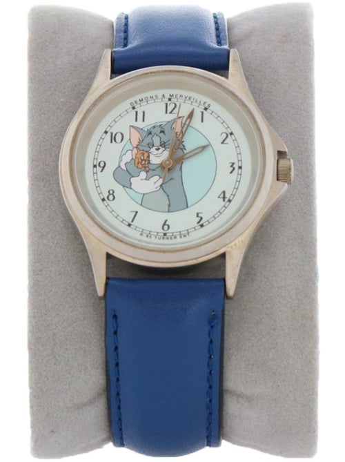 Reloj infantil 'el mundo loco de tex avery' – caja dorada redonda – azul looney tunes - Kiabi Reloj infantil 'el mundo loco de tex avery' – caja dorada redonda – azul looney tunes - Kiabi