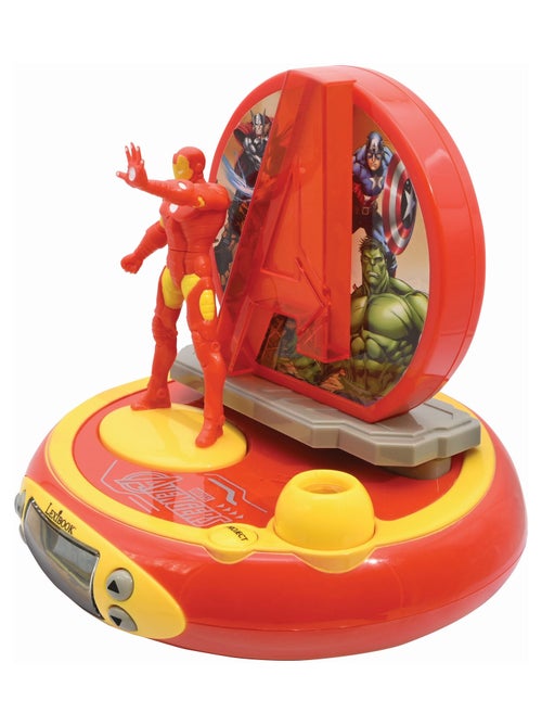 Reloj proyector 3D Avengers Iron Man con sonidos de superhéroes - Kiabi