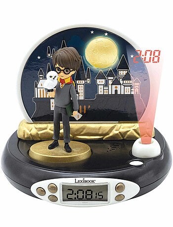 Reloj proyector 3D Harry Potter con sonidos mágicos