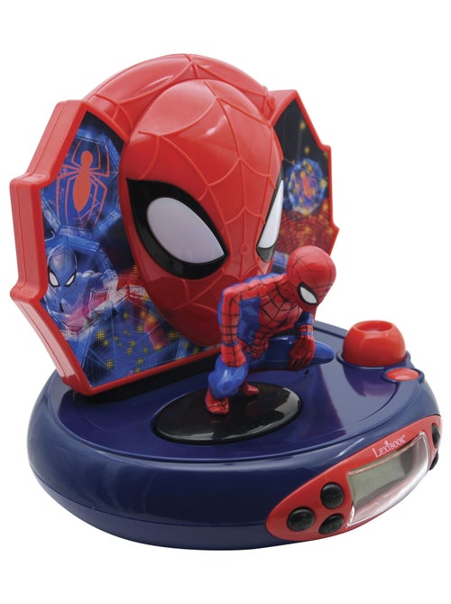 Reloj proyector 3D SpiderMan con sonidos de superhéroes - Kiabi