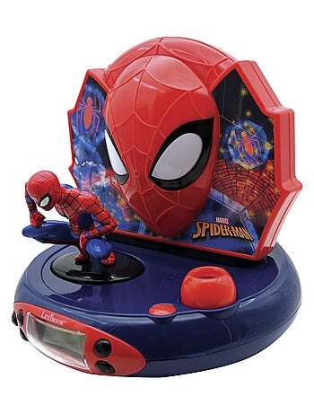 Reloj proyector 3D SpiderMan con sonidos de superh?roes