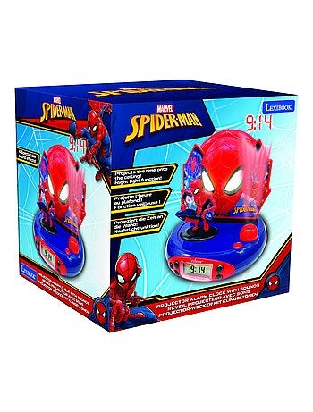 Reloj proyector 3D SpiderMan con sonidos de superh?roes