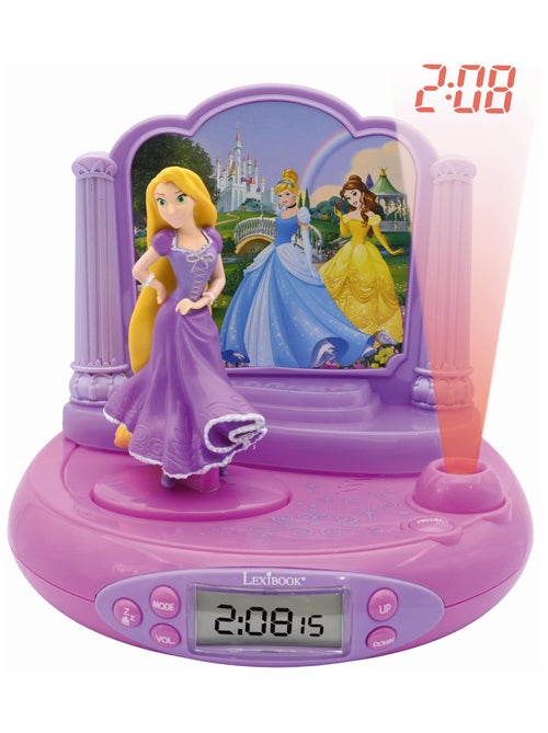 Reloj proyector Princesa Disney Rapunzel con sonidos mágicos - Kiabi