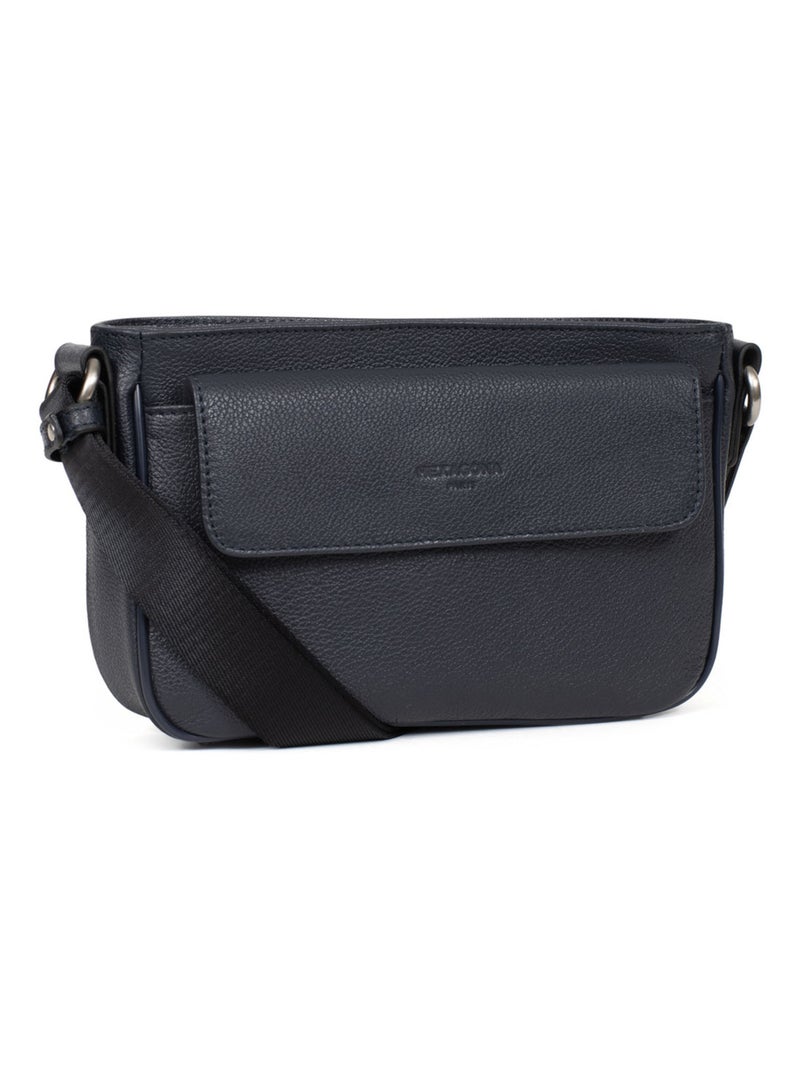 Reportero sac - cuero confort hexagona Azul marino - Kiabi