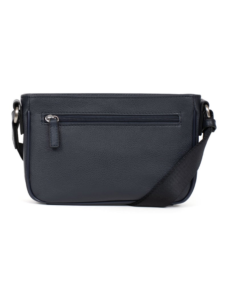 Reportero sac - cuero confort hexagona Azul marino - Kiabi