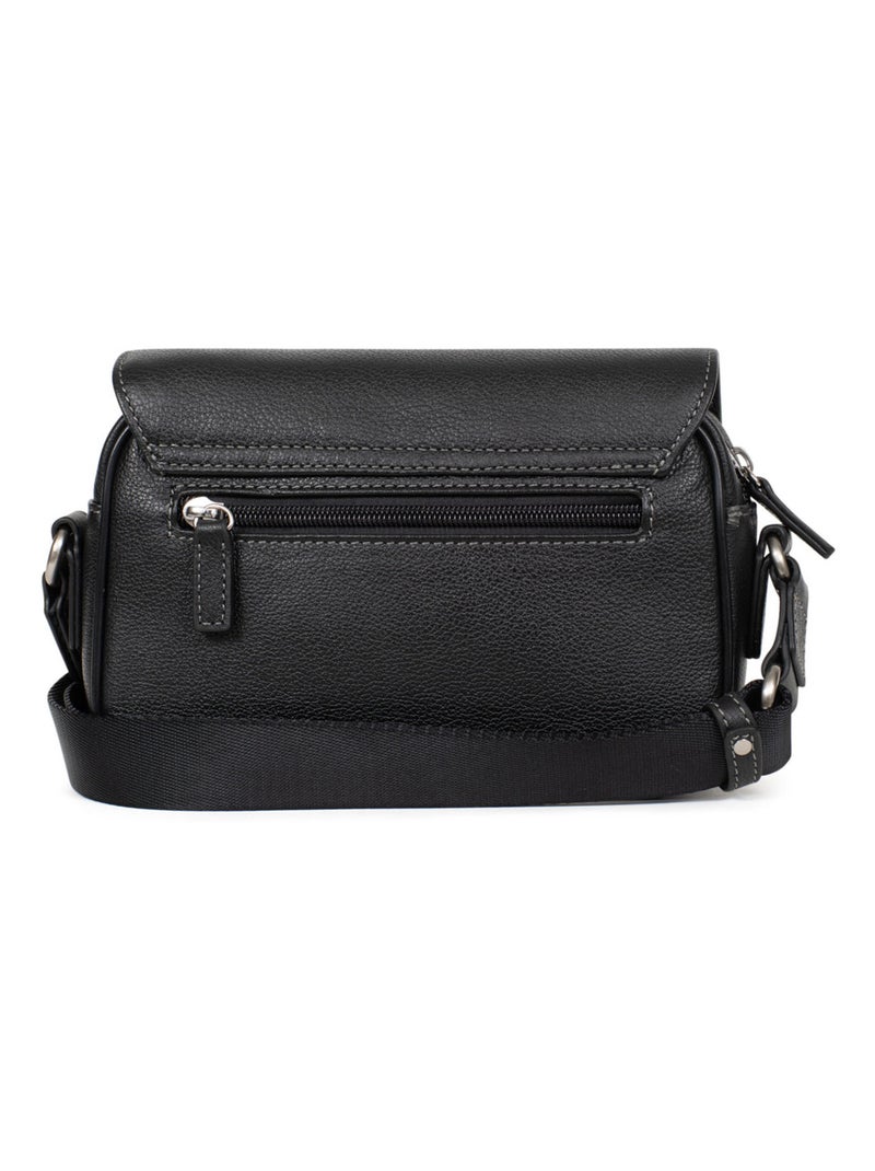 Reportero sac - cuero confort hexagona Negro - Kiabi