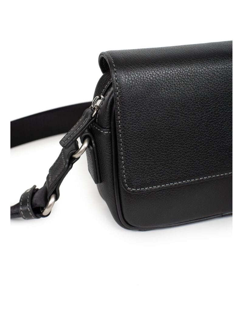 Reportero sac - cuero confort hexagona Negro - Kiabi