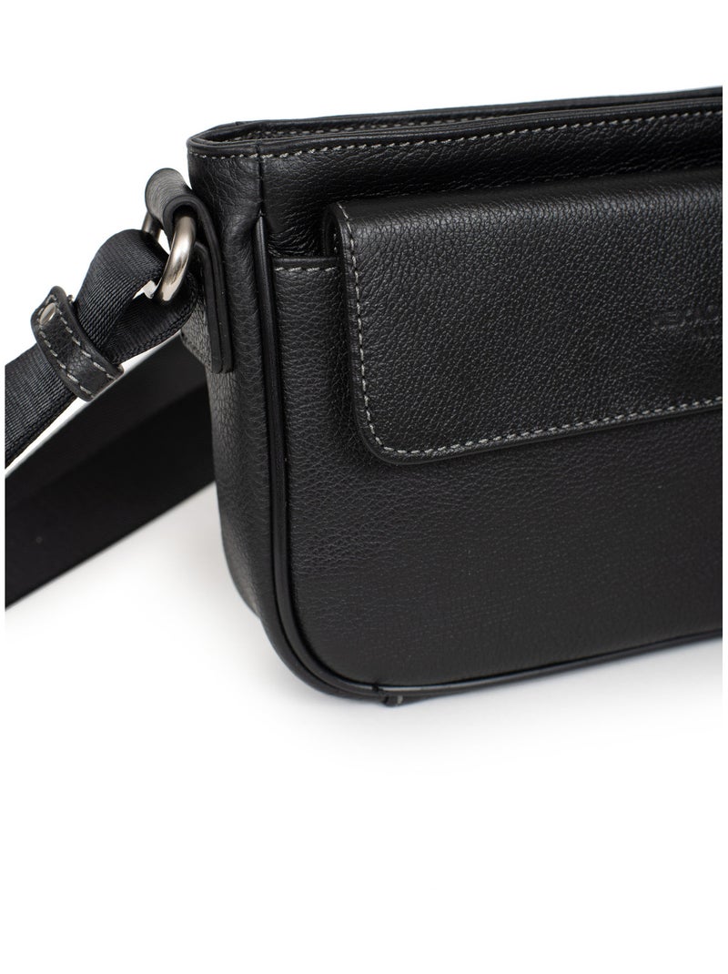 Reportero sac - cuero confort hexagona Negro - Kiabi